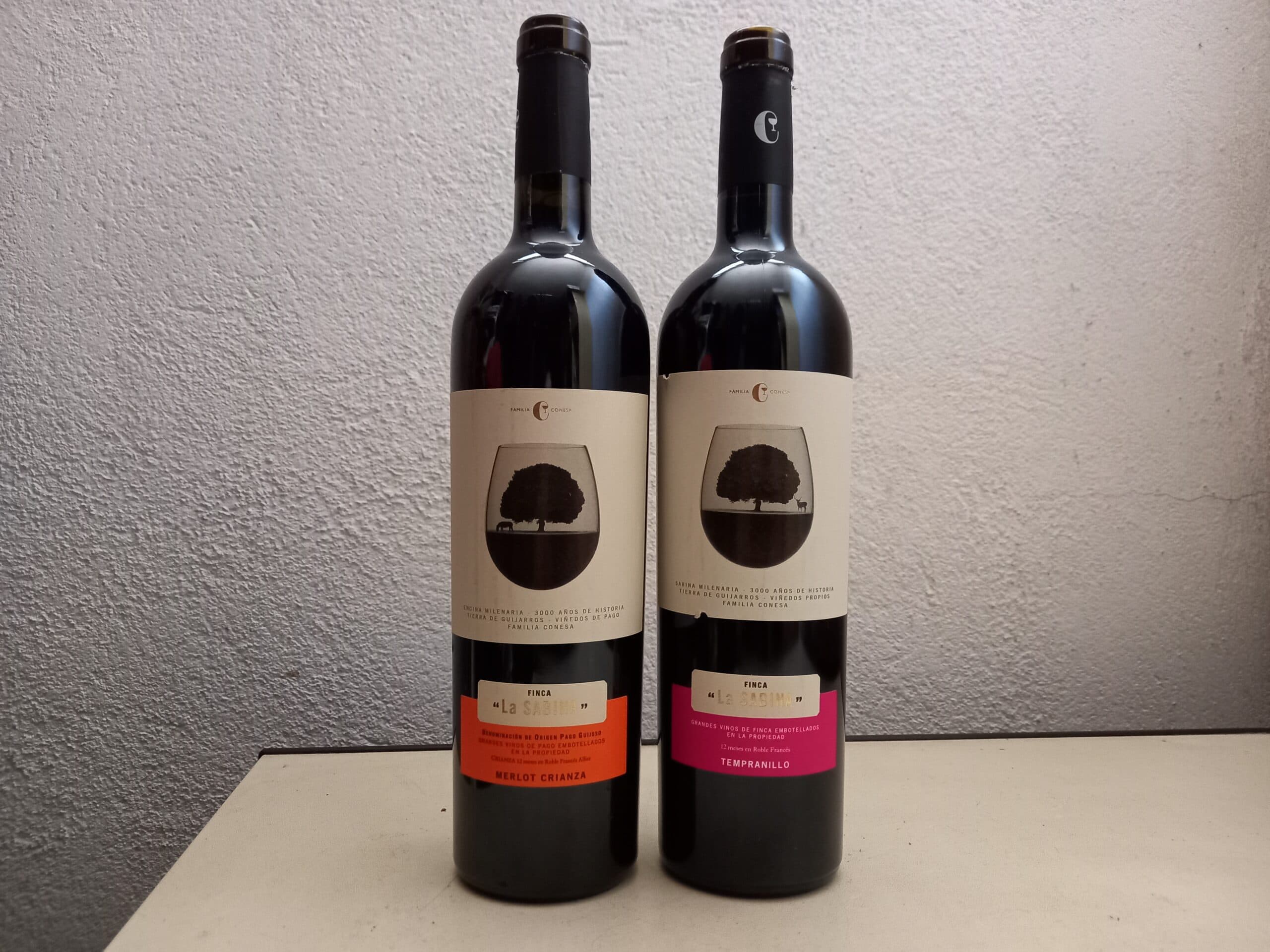 Finca LA SABINA:  Merlot Vs Tempranillo